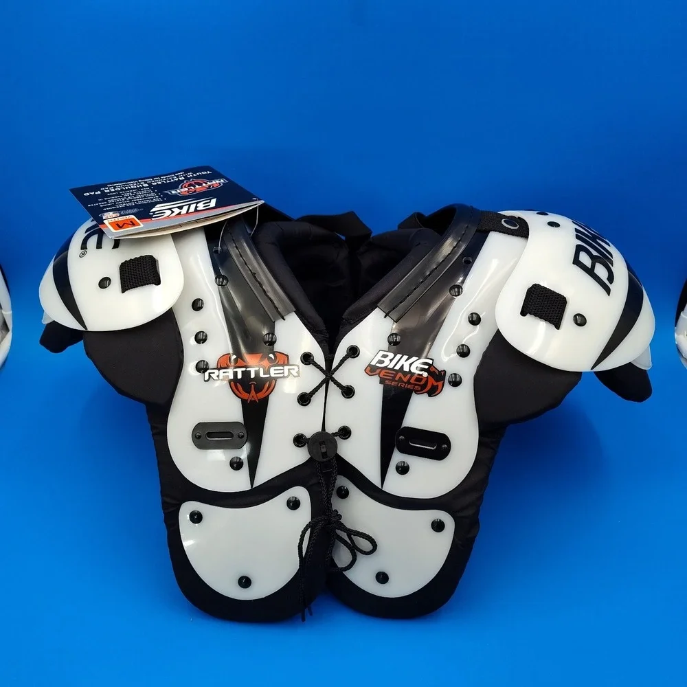 BIKE Rattler Venom Football Shoulder Pads Youth Lg Chest 32-34